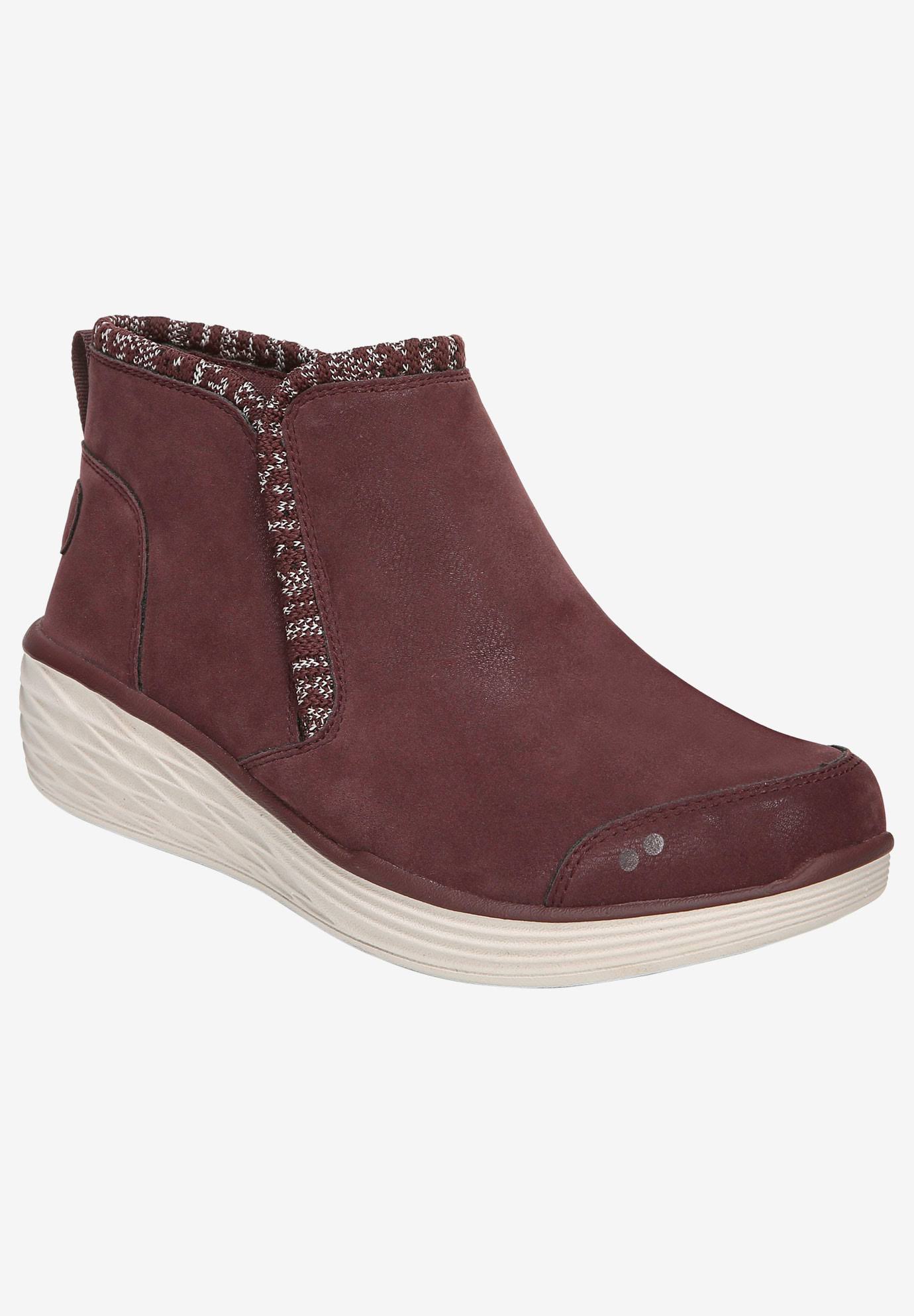 Women s Ryka Namaste Slip On Ankle Boot Size 11 Red MWA3S 4Z751 55.60
